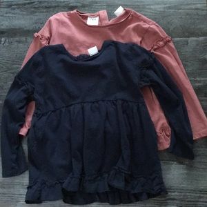 EUC Two Zara blouses size 4-5